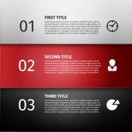 Progress icons for three steps N6