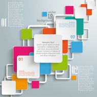 Colorful Rectangles Squares Diagonal Design