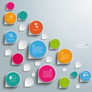Infographic Colored Abstract Drops One Direction
