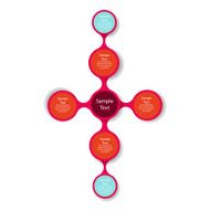 metaball colorful round diagram infographics N19
