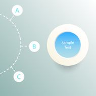 colorful round diagram metaball infographics N9