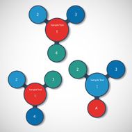 metaball colorful round diagram infographics N20