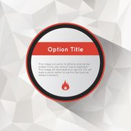 Options polygonal background