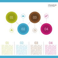 Comparative chart with templates for presentation N28