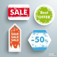 Christmas Sale Price Sticker