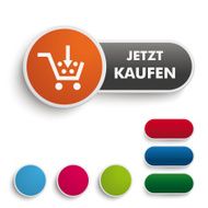 Buy It Now Button Black Orange