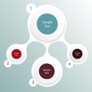 metaball colorful round diagram infographics N22