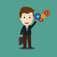Vector of businessman concept