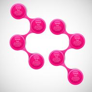 metaball colorful round diagram infographics N29