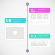 Modern timeline design template N6
