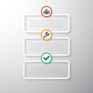 Web Infographic Timeline Template Layout With Vector Icons coul N11