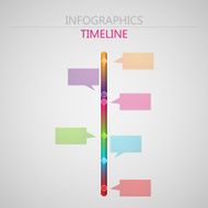 vector abstract 3d paper infographic elements for print or web N8