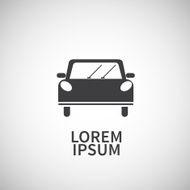 Icon flat element design car