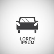 Icon flat element design car N2