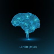 brain polygon vector N2