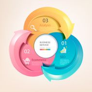 Set of colorful arrows N2