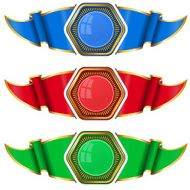 Collection frame with ribbon