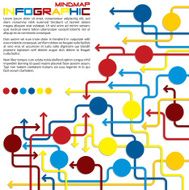 Bright infographic arrows in vector format N9