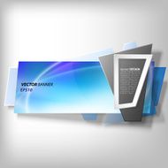 Infographic banner origami styled vector N11