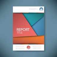 Brochure or annual report cover with abstract background and space N3