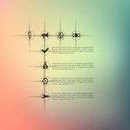 business infographic with unfocused background N125