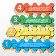 Step Infographics color template vector for business design N3