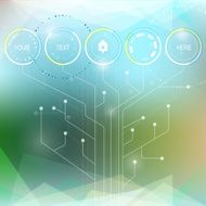 Vector infographic or web design template N4