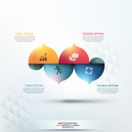 Modern infographics options banner N356