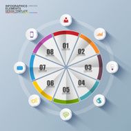 Infographics vector design template N191