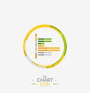 Line graph chart icon N25
