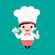 chef cartoon vector N3