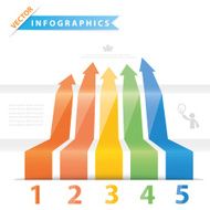 Colorful vector design for workflow layout N11