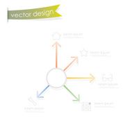 Colorful vector design for workflow layout N12