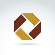 Bright composite corporate element