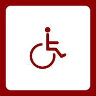 Icon flat element design nurse