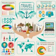 Travel Vacations Beach resort infographics N19