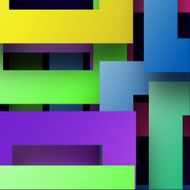 Abstract colorfull line vector background