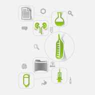medicine sticker infographic N43