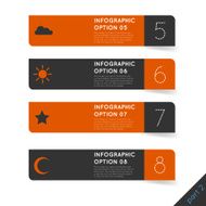 Infographics options banner steps set with icons N2