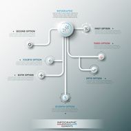 Modern infographic option banner N60
