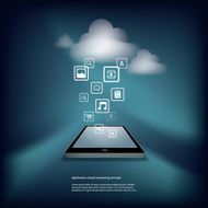 Cloud Computing Concept Vector Illustration N3