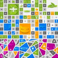 Veterinary sticker infographic N74