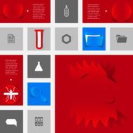 Veterinary sticker infographic N80