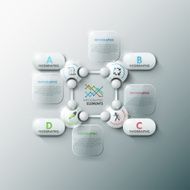 Modern infographic option banner N62