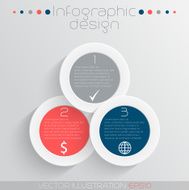 Modern infographic design