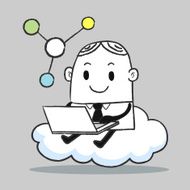 Business man Cloud