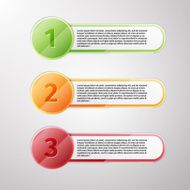 Progress icons for three steps N9