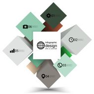 infographic cube box for business concepts modern template vector N3