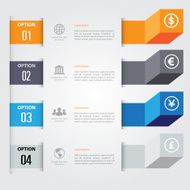 3d graph business infographic on white background