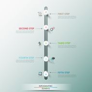 Modern infographics options banner N361